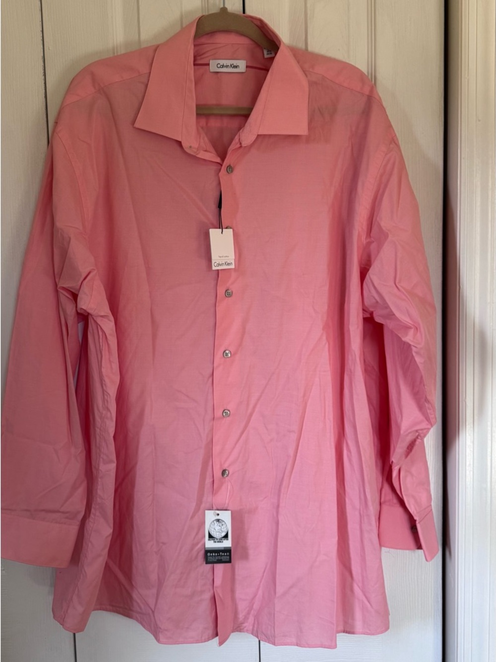Calvin Klein Men's Pink Dress Shirt